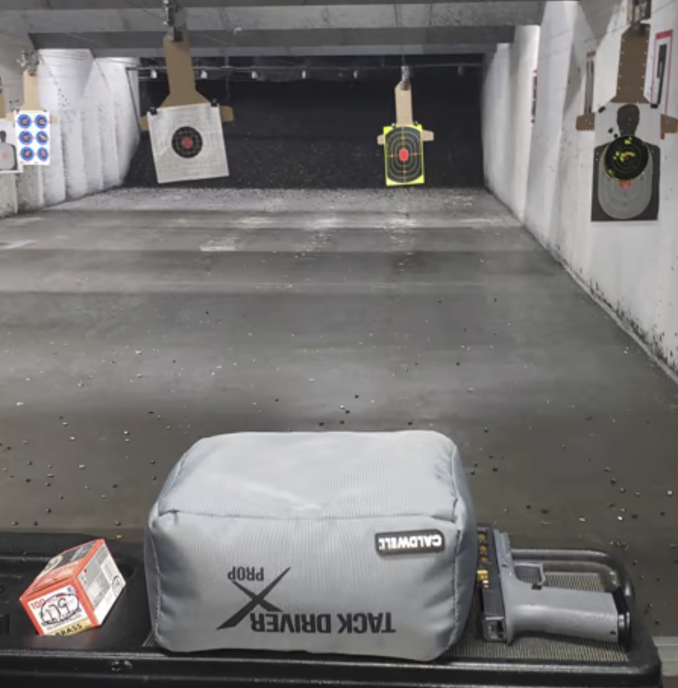 Compact Shooting Rest For Pistols And Rifles - Adjustable Bench Rest For Limited Space